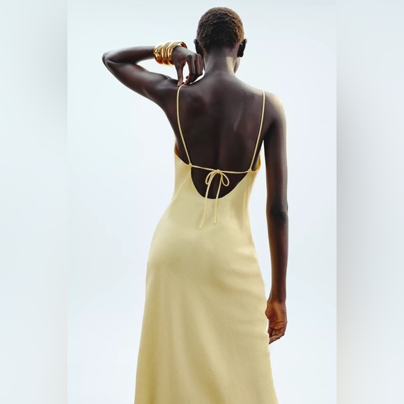 RAMIE MIDI SLIP DRESS - Picture 4 of 7